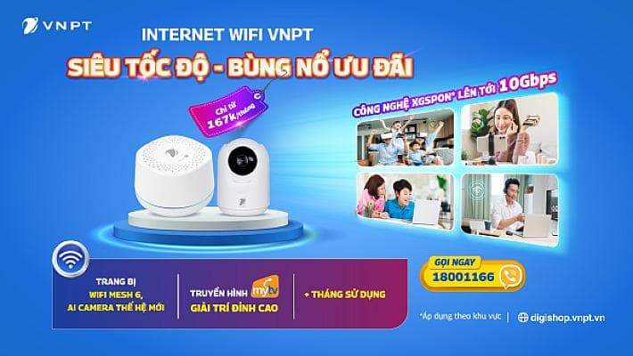 Lắp đặt WiFi VNPT HCM: Internet nhanh, giá tốt 2025