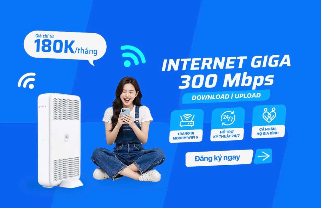 Ảnh minh họa cho bài viết Mạng yếu, chập chờn? lắp mạng VNPT HCM tốc độ cao, giá rẻ